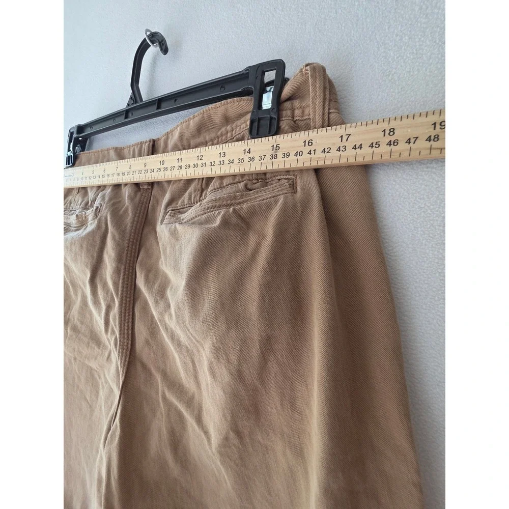 Banana Republic Athletic Fit Chino Pants Mens 34x30 Tan Khaki Cotton Casual 0370